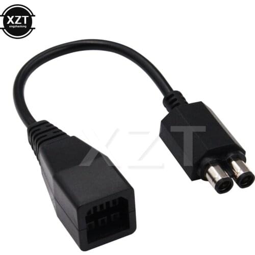 1pcs For Microsoft Xbox 360 To Xbox 360 Slim Game Lead Cable AC Power Supply Transfer Cable Converter Adapter newest