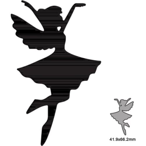 Fairy Girl Frame Metal Cutting Dies DIY Cut Craft Dies Scrapbooking for DIY Alubm Photo Card Making Cuts Decorations New