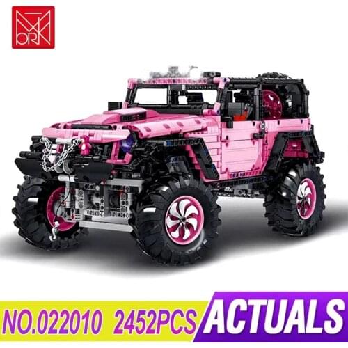 MOC 022010 High-tech Series City Super Speed Champions Red Racing Formula Car RSR Building Blocks Bricks Diy Toy Kids Gifts