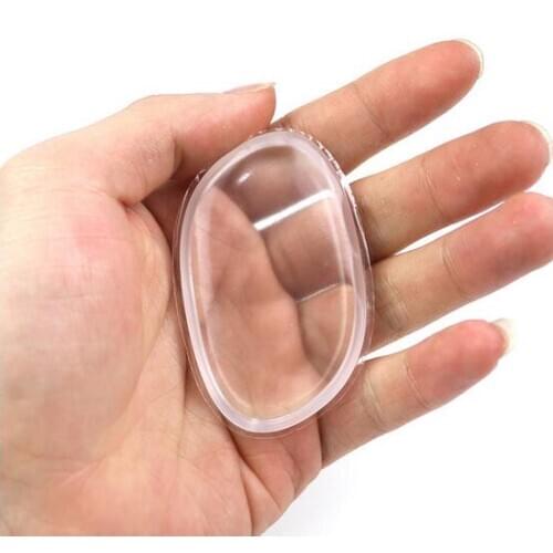 20pcs 2017 New Fashion Women Makeup Tool Kits Transparent Face Foundation Silicone Sponge Makeup Cuff