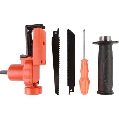 Reciprocating Saw Attachment Adapter Change Electric Drill Into Jig Saw Tool