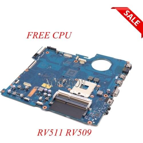 NOKOTION BA41-01432A For samsung RV511 RV509 Laptop Motherboard BA92-07699A BA92-07699B HM55 DDR3 FREE CPU