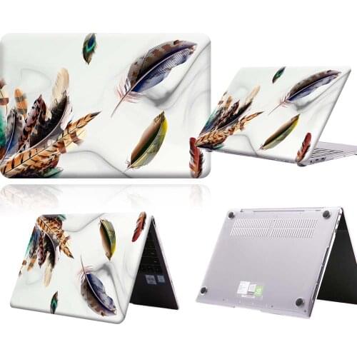 Stylish Feather Anti-slip Laptop Case For MateBook 13/13 AMD Ryzen/14/D14/D15/X 2020/X Pro/Pro 16.1/Honor MagicBook14/15