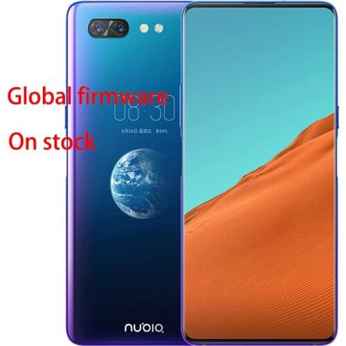 ZTE Nubia X 4G LTE Dual Screen Mobile Phone 6.26" 5.1" Snapdragon 845 6/8GB 64/128GB Dual Camera 24MP 16MP 2 Display Smartphone