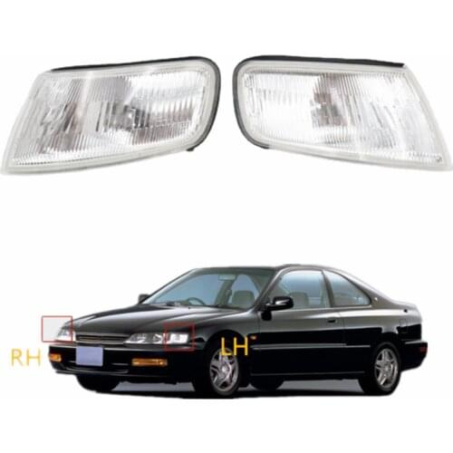 Soarhorse Car Front bumper Corner Lights side Turn Signal Maker Light Lamp For Honda Accord 1994-1997