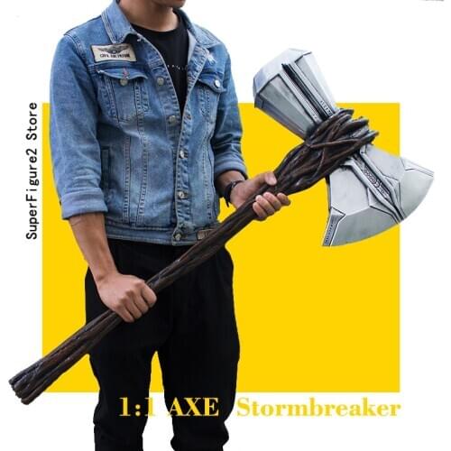 Superhero 1:1 AXE Stormbreaker Tomahawk Hammer 105cm large Version Collectible COSPLAY Model Statue Toy IN STOCK