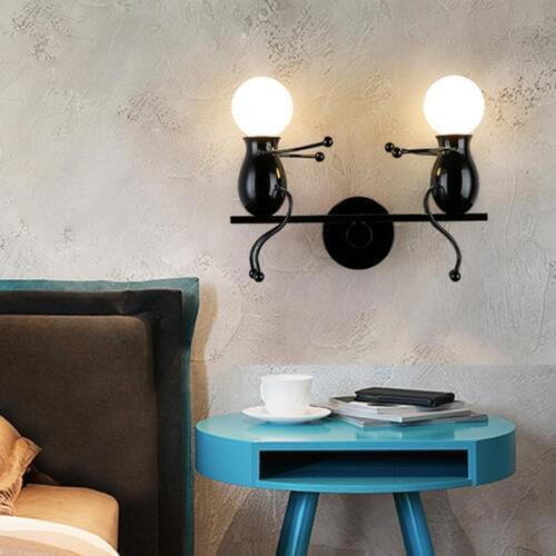 Thrisdar Modern Creative LED Wall Lamp E27 Baby Kids Childrens room Bedroom Bedside Wall Lamp Aisle Corridor Wall Light