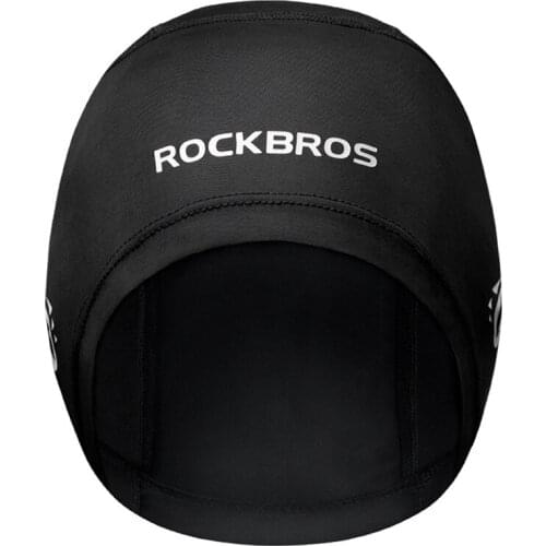 ROCKBROS Cycling Cap With Glasses Holes UV High Elasticity Breathable Reflective Bandana Cycling Hat For Men And Women