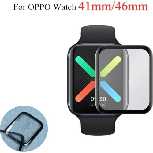 3D Full Screen Protector Film for Oppo Watch 41mm 46mm Smart Watch Screen Protection Soft Film Not Tempered Glass For OPPO Watch