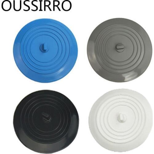 1Pcs Drain Hair Stopper Cover Filter Sink Strainer Silicone Bathroom Kitchen Shower Anti-odor Shield Wash Bowls Sinks Bath Tubs