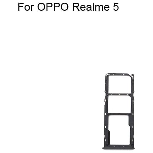 2PCs For OPPO Realme 5 Tested Good Sim Card Holder Tray Card Slot For OPPO Realme5 Sim Card Holder