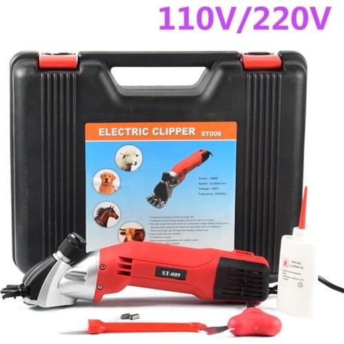 500W Electric Shearing Clipper Shear Sheep Goats Alpaca Shears Pet Hair Shearing Machine Cutter Wool Scissor Farm Supplies