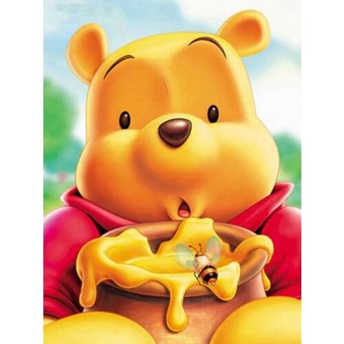 Disney 5D DIY Diamond Painting Cartoon Winnie The Pooh Handcraft Mosaic Crystals Diamond Rhinestone Embroidery 5d Diy Craft