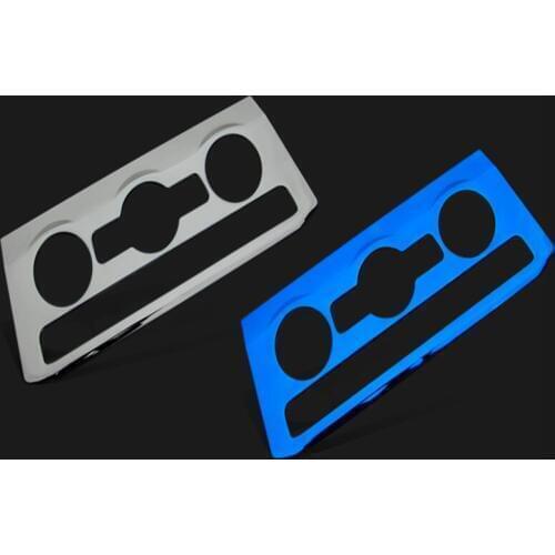 Car ABS chrome Console temperature Volume switch trim frame lamp panel For Tiguan L TiguanL MK2 2016 2017 2018