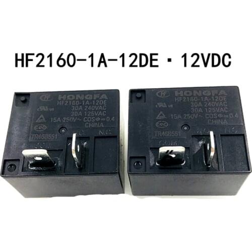 Free shipping 1PCS relays HF2160-1A-12DE 12VDC 30A 4PINS Power Relay