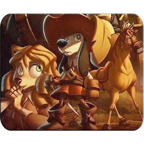 LARGE mousepad DARTACAN AND 3 MOSQUEPERROS mousepad raton