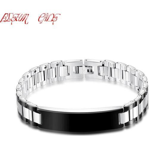 316L Stainless Steel Bracelets & Bangles Men Jewelry Friendship Male Accessories
