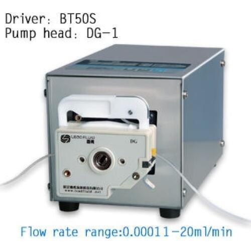BT50S/ DG10-1 (10rollers) Pump Head Micro low Flow Speed Peristaltic Pump for Water Pumps Fluid