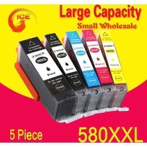 PGI-580XL XXL PGI580XXL Ink Cartridge For Canon PIXMA TS8250 TS8251 TS8252 TS705 TS6350 TS8350 TS6351 TS8351 TS8352