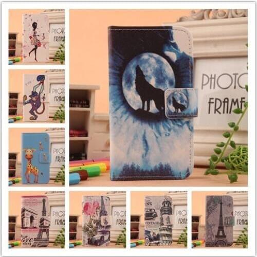 For DEXP Ixion ES155 Vector ES160 Wave ES245 Evo ES250 Rage Phone case Flip Painting PU Leather With Card Holder Cover