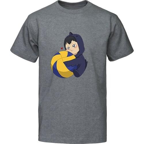 Men T Shirt Haikyuu T Shirt T-Shirts Japanese Anime Volleyball Club Summer Round Neck Tops Tshirts Hip Hop Hot Short Sleeve Tees