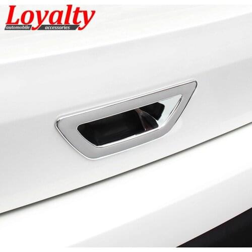 Loyalty for Nissan X-Trail Rogue T32 2014 2015 2016 2017 ABS Chrome Rear Trunk Door Handle Cover Trim Car Accessories