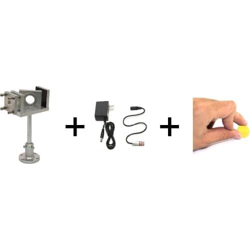 Beam Combiner Kit Diameter 25mm Beam Combiner Lens Beam Combiner Mount Red Pointer for CO2 Laser Cutting Machine