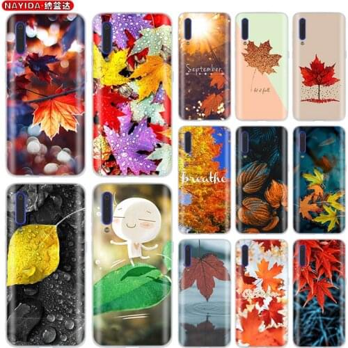 The leaves Soft Silicone Case For Xiaomi 11 10 9 8 A2 A3 CC9 Lite Note 10 Pro 5X 6X 10i 9se Cover