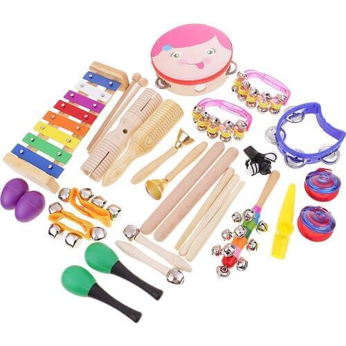 Musical Instruments Set Xylophone Maracas Sensory Development Early Learning Educational Toys for Children Toddler Kids