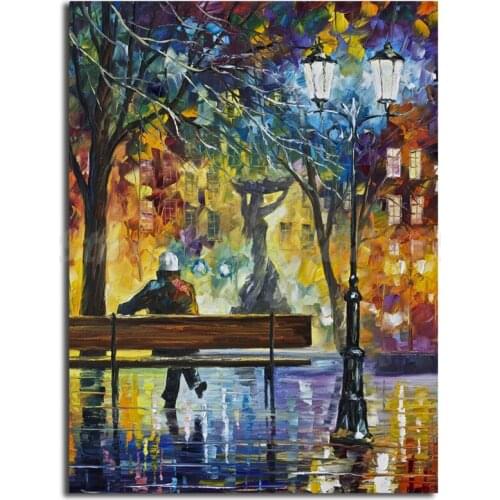Sleeplessness At Night Oil Painting Print Canvas Bedroom Home Decor Modern Wall Art Oil Painting Poster Salon Pictures