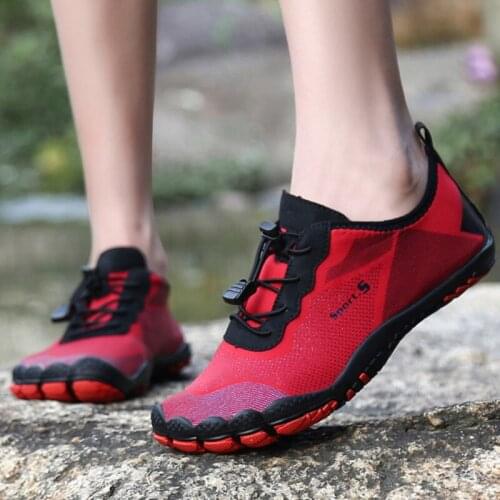 New Summer Womens Shoes Outdoor Beach Shoes Aqua Upstream Swimming Water Sneakers For Women Gym Flats Breathable Ladies Shoes