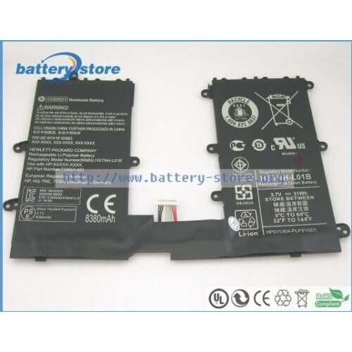 New Genuine laptop batteries for 740479-001,733057-421,CD02031,HSTNH-L01B,1icp4/73/131-2,Omni 10,HQ-TRE 71004,3.7V,12 cell