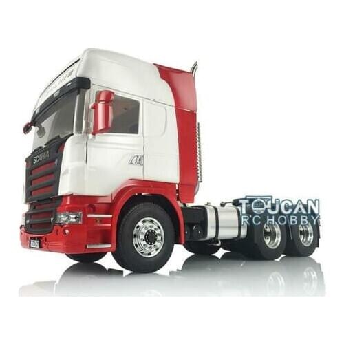 RC LESU 1/14 6*6 Metal Chassis Motor Painted Hercul Sca 802C Cabin Chimney THZH0594-SMT2