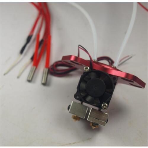 Reprap Delta Kossel K800 mini Metal magnetic effector + Chimera hot end assembly kit/set for DIY 3D printer alunimun alloy