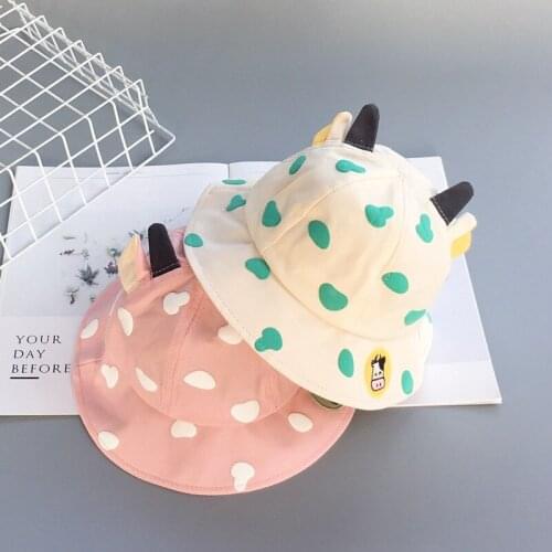 Baby Boy Girl Hat Cap for Children Kids Toddlers Panama Bucket Fishing Floppy Sun Hat Boys Girls Cartoon Fashion 6M-10 Years