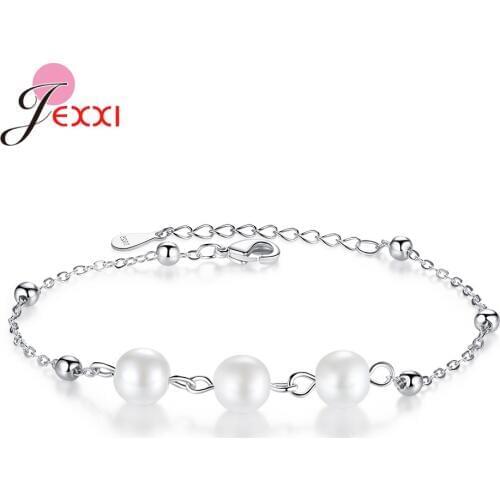 Super Nice Fashion Jewelry Newest Genuine 925 Sterling Silver Charm Bracelet For Women High Quality Freshwater Pearl Bracelet