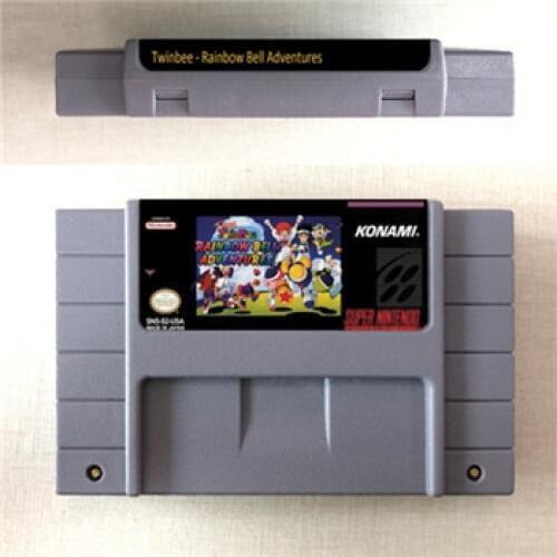 Twinbee Rainbow Bell Adventure - RPG Game Card US Version English Language Battery Save