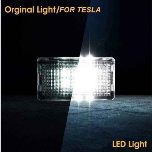 Car Bright White LED Interior Light Door Trunk Cargo Footwell GloveBox Light Reading Light Welcome Light for TESLA MODEL 3 X S Y