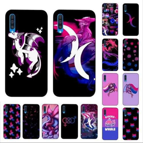 Yinuoda Bisexual Bi Pride Dragon LGBT Phone Case for Samsung A51 01 50 71 21S 70 10 31 40 30 20E 11 A7 2018
