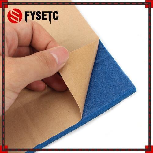 1PC 3D Printer Parts Heating Large Bed Sticker Heat Insulation Cotton Blue 200*200 10mm Thick For Waohao Anet CR-2020