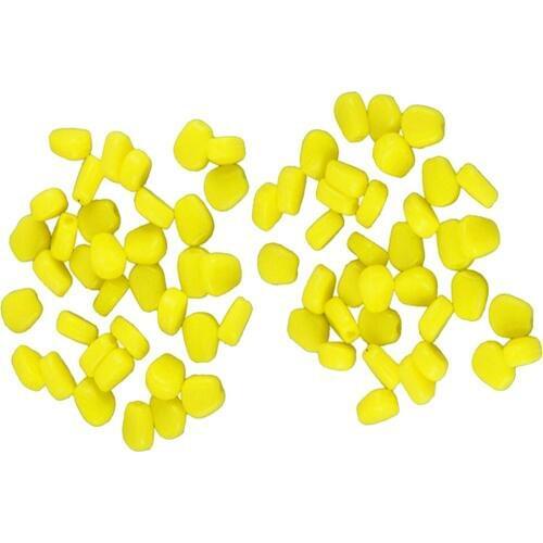 100 Pcs Lure Soft Corn Floating Baits Coarse Carp Fishing Lures Tools for Freshwater and Saltwater Fishing