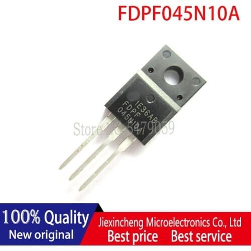 5pieces FDPF045N10A F045N10A MOSFET 100V 67A TO-220F New original