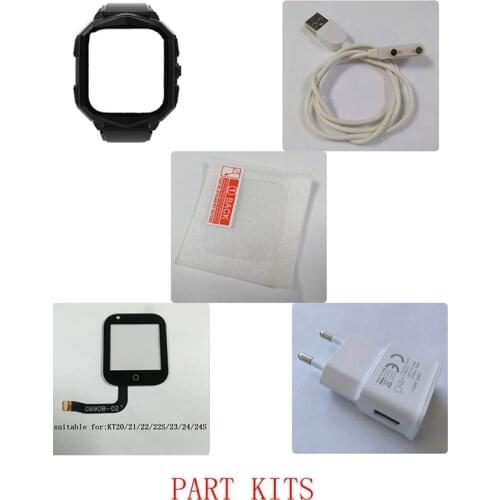 Accessories of Kids GPS Smart Watch Wonlex KT20S: Watch Strap/Case/Cable/Button/Buckle/Screw Accessories for Wonlex Watches