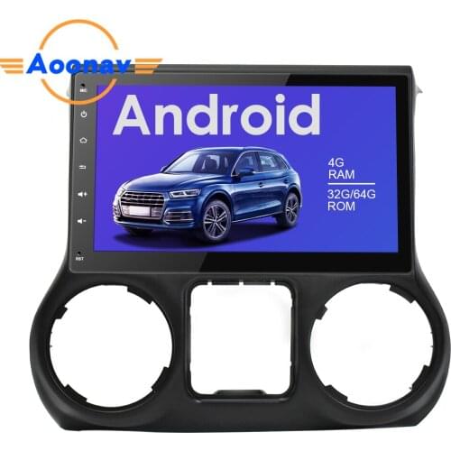 2 din Android 10.0 car radio GPS navigation for Jeep-wrangler 2011-2014 car stereo 10.1 inch multimedia player DVD player