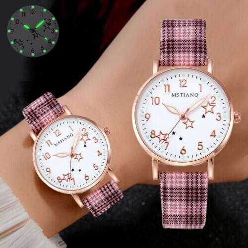 Watch Women Fashion Simple Small Dial Ladies Wrist Watches Luminous Women Watches Casual Leather Strap Japan Quartz Dress Clock
