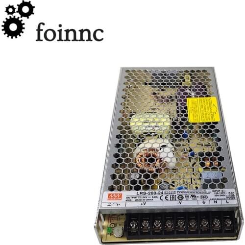 CNC Original MEAN WELL Switching Power Supply AC 110V/220V to DC 24V 200W MW Switching Power Supply for 3D printer and CNC