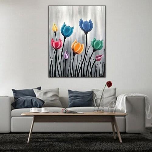 DIY colorings pictures by numbers with flower picture drawing Relief painting by numbers framed Home