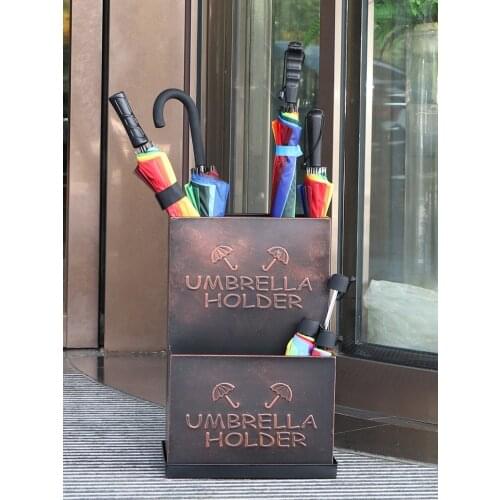 Home metal umbrella stand or rust-proof hotel umbrella holder