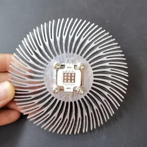 Round LED Heatsink Radiator Aluminum 10W Heat Sink Radiator for Household Lamp Radiator Replaceable