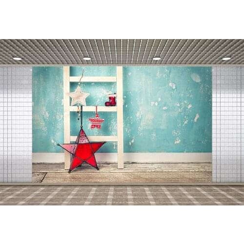 Lyavshi Girl Boy Child Star Cloud Blue Birthday Party Baby Shower Decoration Backdrop Photo Background Custom Photography Studio